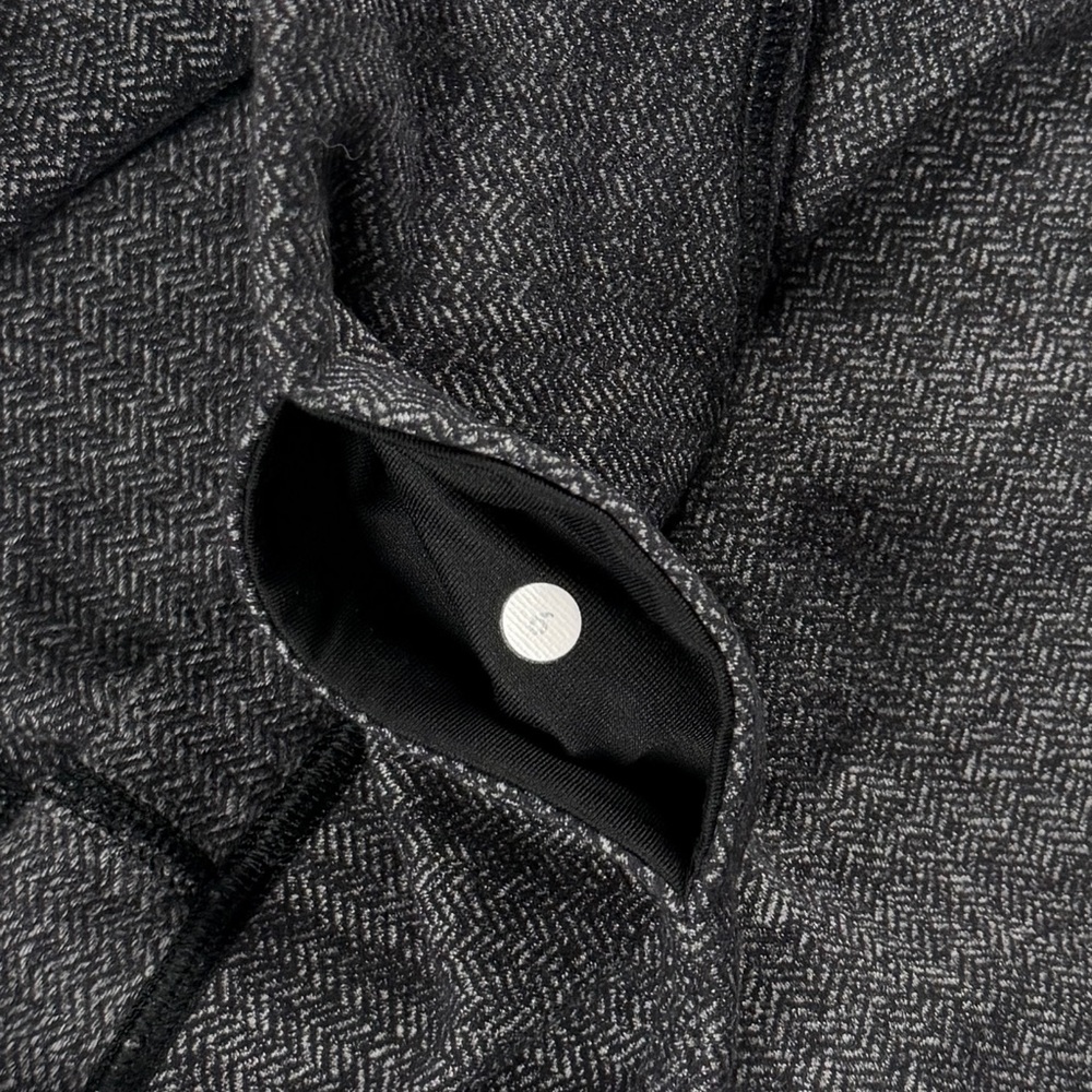 Lululemon Women's Wunder Under Tights Luon‎ Variegated Knit Black Heathered  6 - Picture 9 of 9